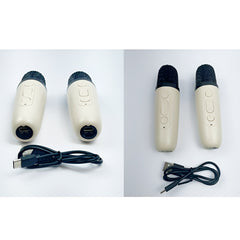 GTS-2009 Karaoke Party Speaker with LED Lights, Voice Changer & 2 Mics – Portable Bluetooth Sound System